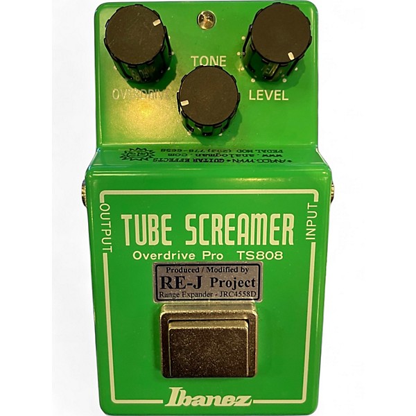 Used Ibanez Analogman Silver Mod TS808 Effect Pedal