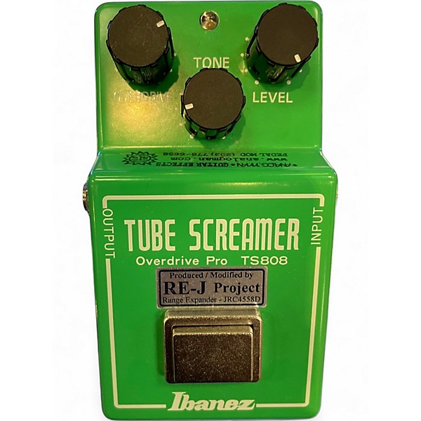 Used Ibanez Analogman Silver Mod TS808 Effect Pedal