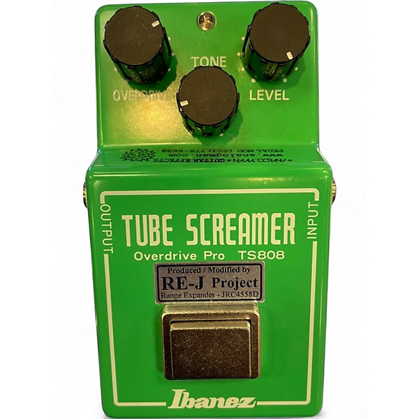 Used Ibanez Analogman Silver Mod TS808 Effect Pedal