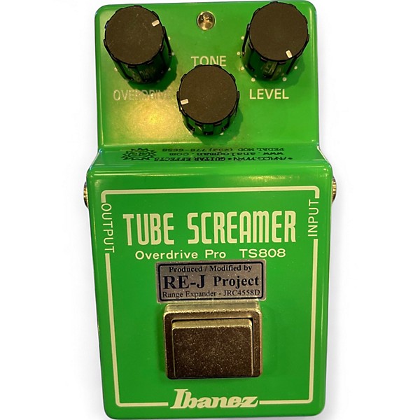 Used Ibanez Analogman Silver Mod TS808 Effect Pedal