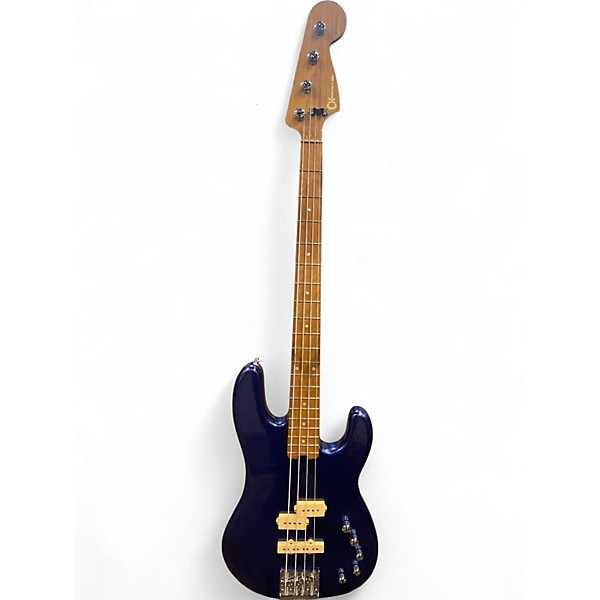Used Charvel pro-mod san dimas PJ IV mystic blue Electric Bass Guitar