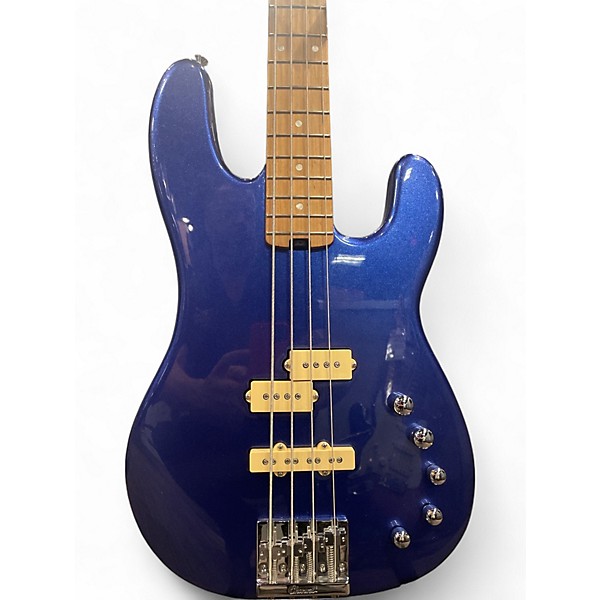 Used Charvel pro-mod san dimas PJ IV mystic blue Electric Bass Guitar