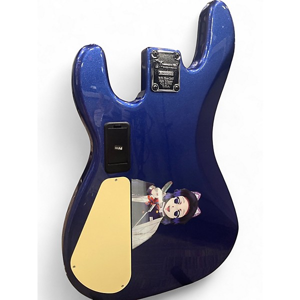 Used Charvel pro-mod san dimas PJ IV mystic blue Electric Bass Guitar