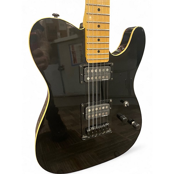 Used Schecter Guitar Research PETE TOWNSEND TELECASTER Black Solid Body Electric Guitar