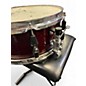 Used Yamaha 5.5X14.5 Stage Custom Snare Satin Red Drum