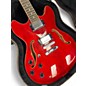 Used Hamer ECHOTONE Red Hollow Body Electric Guitar