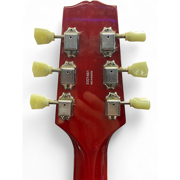 Used Hamer ECHOTONE Red Hollow Body Electric Guitar