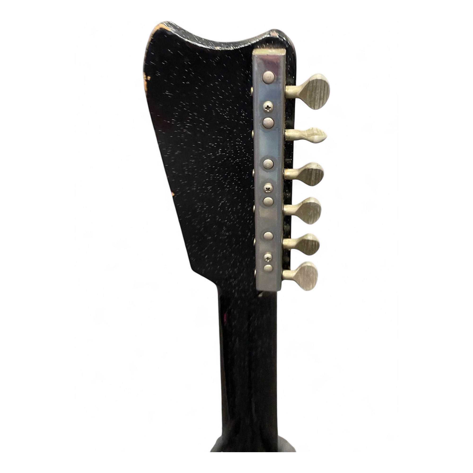 Vintage 1960s Silvertone 1448 Black Solid Body Electric Guitar