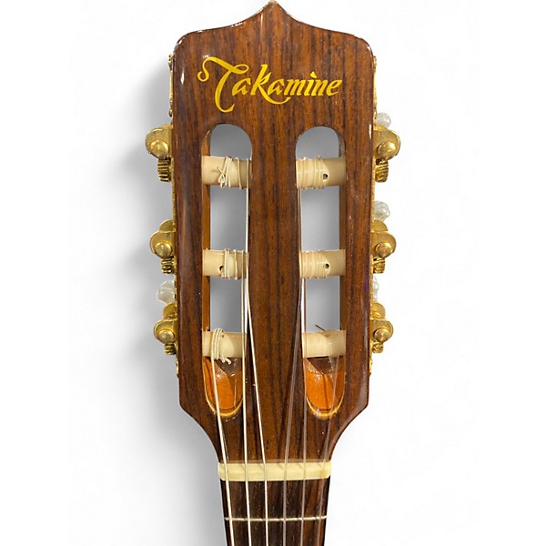 Used Takamine Santa Fe PSF 65C Natural Classical Acoustic Guitar