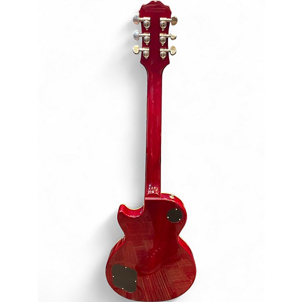 Used Epiphone Les Paul Standard Pro Plus Top Wine Red Solid Body Electric Guitar