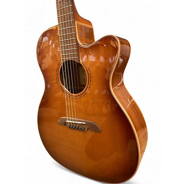 Used Alvarez AFA95C SHADOWBURST Acoustic Electric Guitar