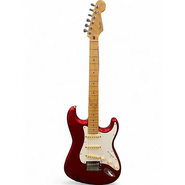 Used Fender MIJ E SERIES STRATOCASTER Candy Apple Red Solid Body Electric Guitar