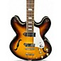 Used 2024 Epiphone Casino Sunburst Hollow Body Electric Guitar
