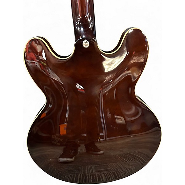 Used 2024 Epiphone Casino Sunburst Hollow Body Electric Guitar