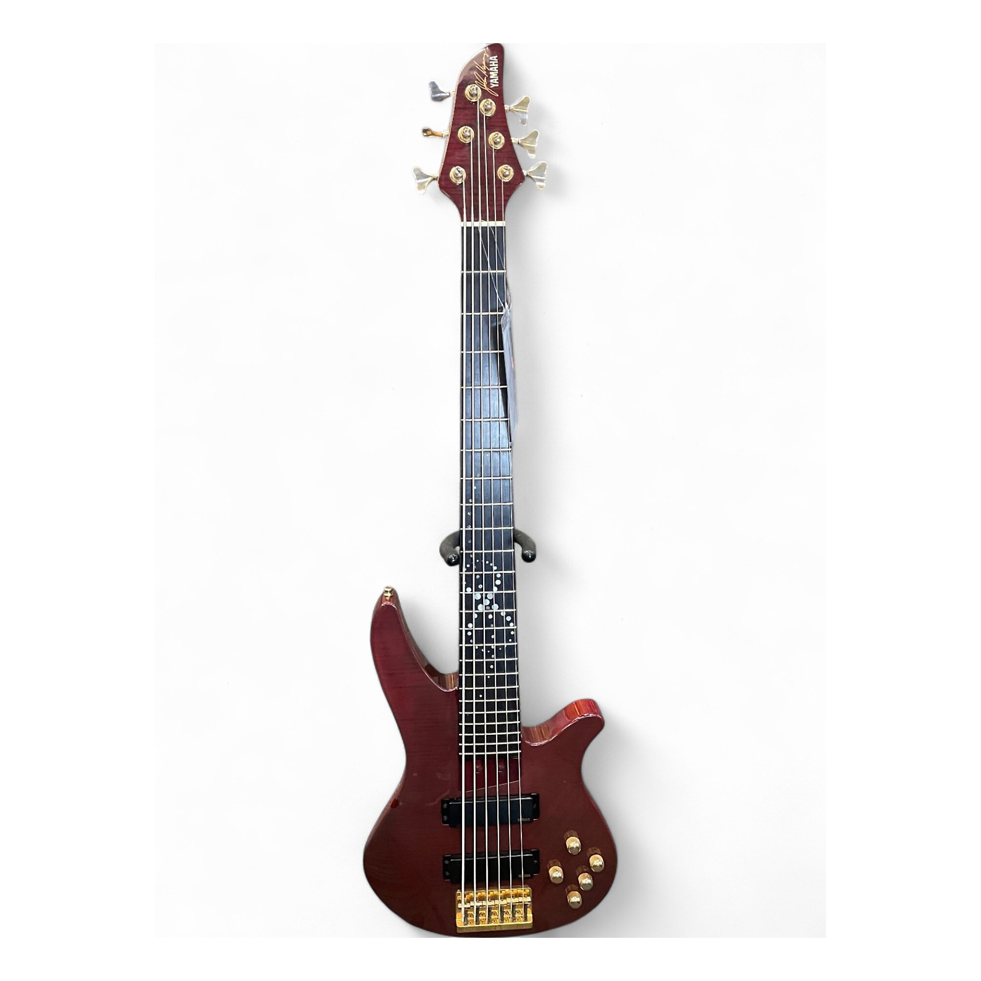 Used Yamaha RBX 6JM Ruby Red Electric Bass Guitar Ruby Red