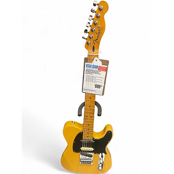 Used Fender Player Plus Nashville Telecaster Butterscotch Solid Body Electric Guitar