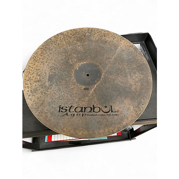 Used Istanbul Agop 22in Turkish Jazz Ride Cymbal