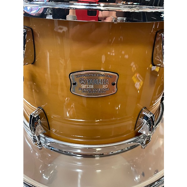 Used Yamaha 3 Piece Stage Custom Natural Drum Kit
