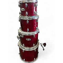 Used Mapex 6 Piece 6 Piece Pro Chrome Red Drum Kit