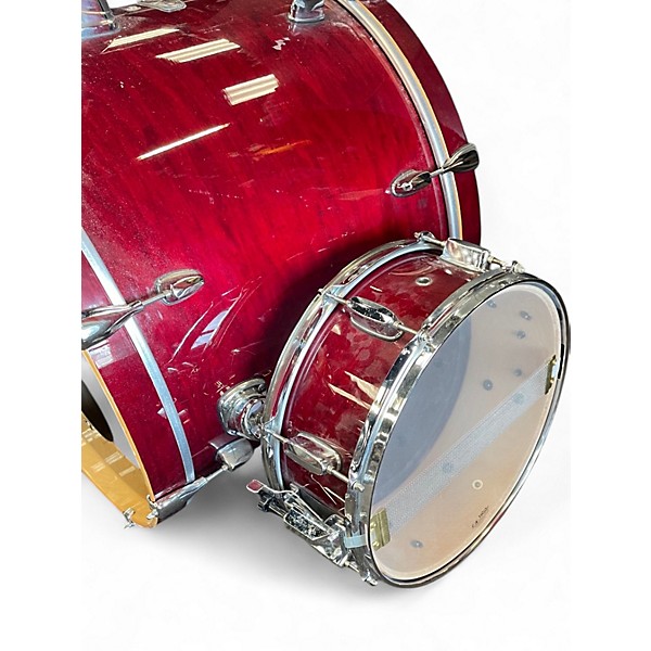 Used Mapex 6 Piece 6 Piece Pro Chrome Red Drum Kit