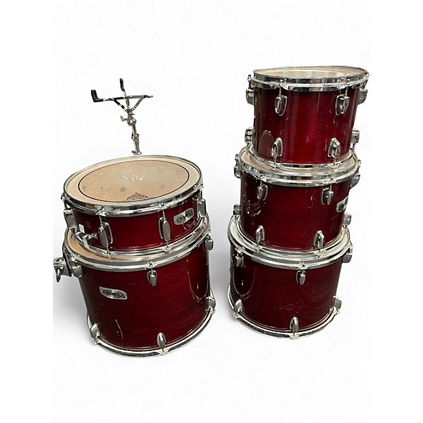 Used Mapex 6 Piece 6 Piece Pro Chrome Red Drum Kit