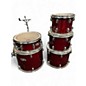 Used Mapex 6 Piece 6 Piece Pro Chrome Red Drum Kit
