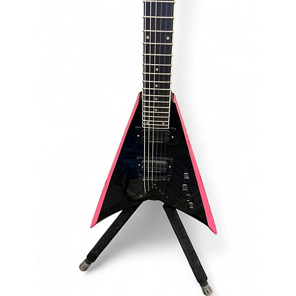 Used Kramer dave mustaine vanguard Black Solid Body Electric Guitar