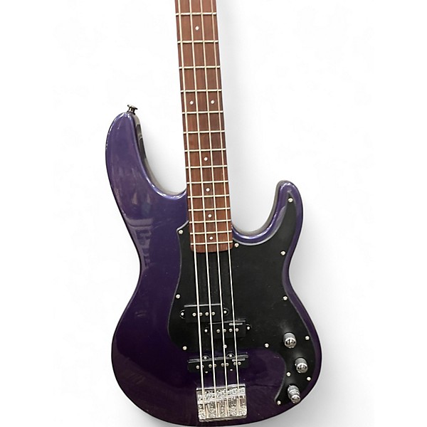 Used ESP LTD AP204 Purple Electric Bass Guitar