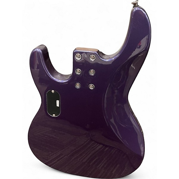 Used ESP LTD AP204 Purple Electric Bass Guitar