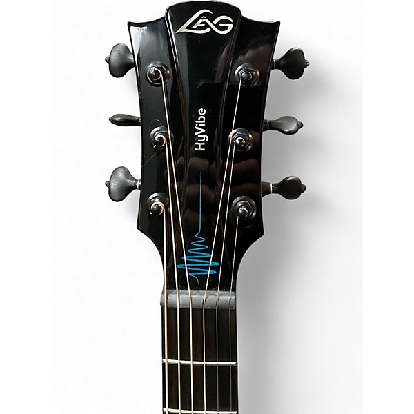 Used Lag Guitars Hybrid Natural Acoustic Electric Guitar