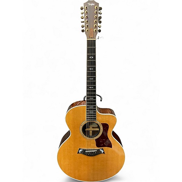 Used Taylor 855CE Natural 12 String Acoustic Guitar
