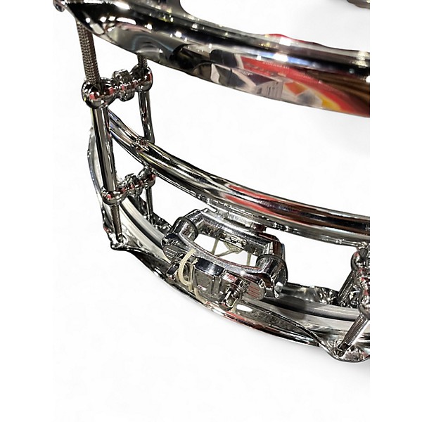 Used Ludwig 14X6.5 Supralite Snare Silver Drum