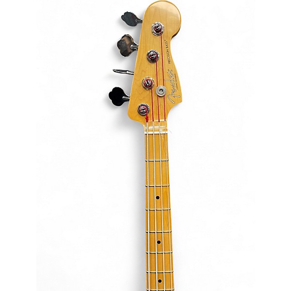 Used 2021 Fender American Professional II Precision Bass 2 Tone Sunburst Electric Bass Guitar