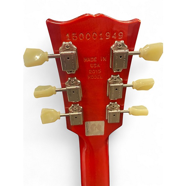 Used 2015 Gibson LPM 2015 Cherry Solid Body Electric Guitar