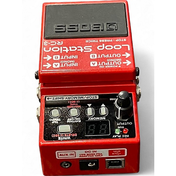 Used BOSS RC3 Loop Station Pedal | Guitar Center