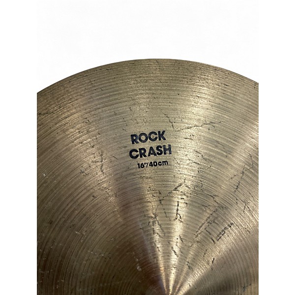 Used 2010s Zildjian 16in Rock Crash Cymbal