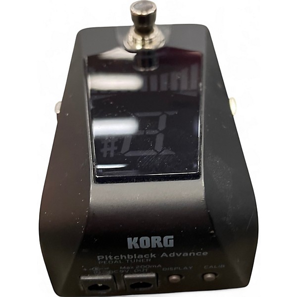 Used KORG PB01 Pitchblack Chromatic Tuner Pedal