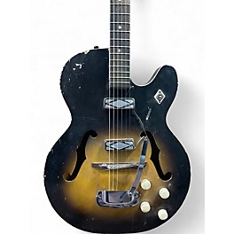 Vintage 1960s Silvertone Hollowbody Electric Antique Burst Hollow Body Electric Guitar