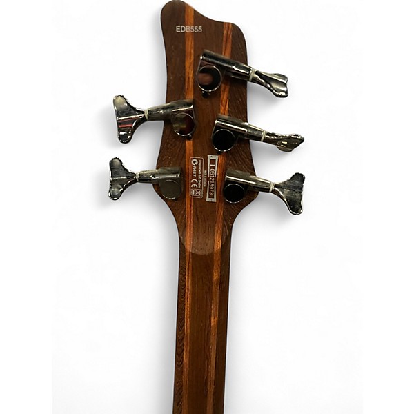 Used Ibanez ERGODYNE EDB555 Brown Electric Bass Guitar