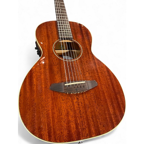 Used Breedlove passport parlor maho Natural Acoustic Electric Guitar