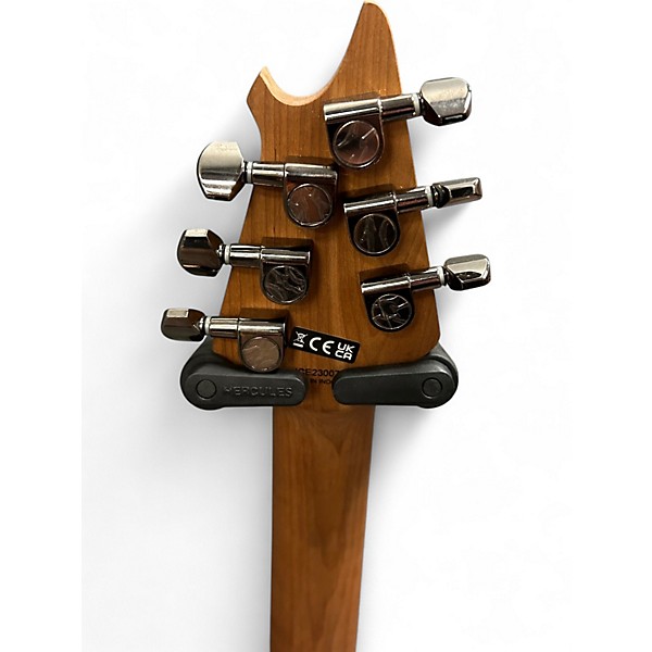 Used EVH WG STANDARD EXOTIC SPALTED MAPLE Natural Solid Body Electric Guitar