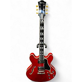 Used Eastman T486RD Trans Red Hollow Body Electric Guitar
