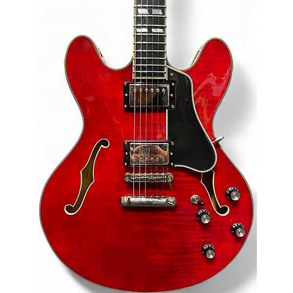 Used Eastman T486RD Trans Red Hollow Body Electric Guitar