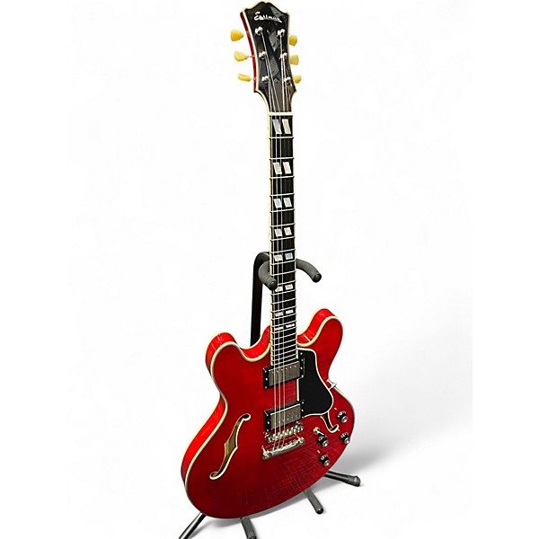Used Eastman T486RD Trans Red Hollow Body Electric Guitar