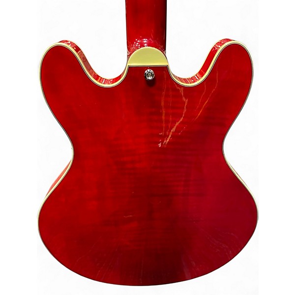 Used Eastman T486RD Trans Red Hollow Body Electric Guitar