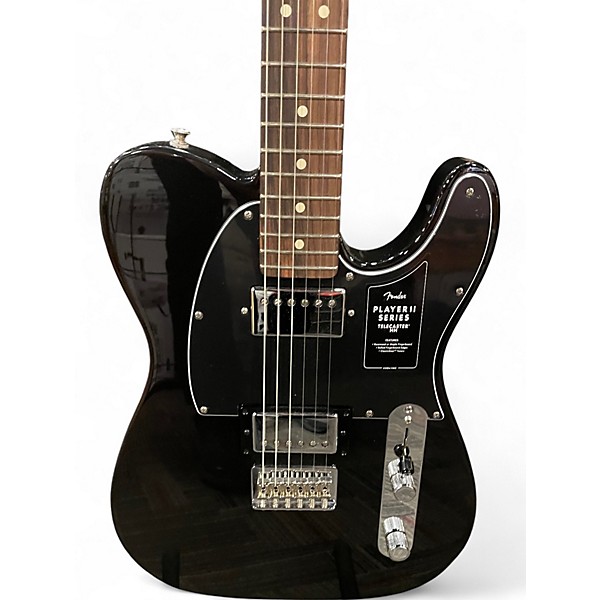 Used Fender PLAYER II SERIES TELECASTER HH Black Solid Body Electric Guitar
