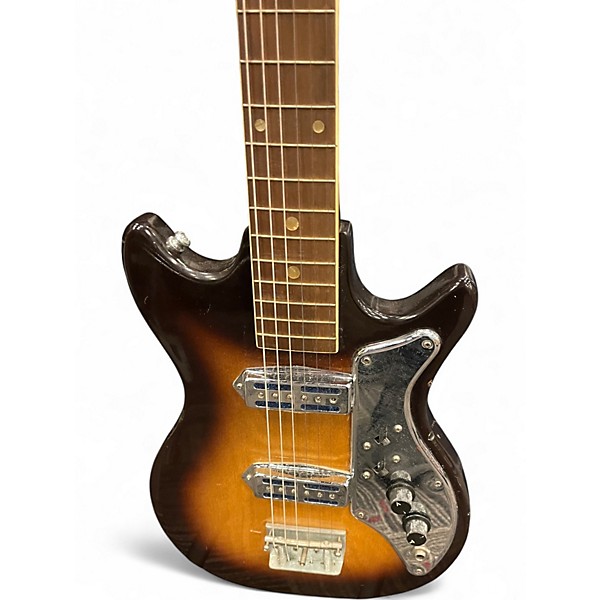 Used 1960s Mij Cipher Ranger 2 Color Sunburst Solid Body Electric Guitar