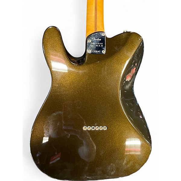 Used Fender American Ultra II Telecaster Texas Tea Solid Body Electric Guitar