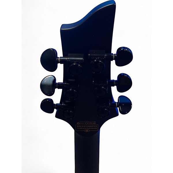 Used Schecter Guitar Research C1 Platinum Black Solid Body Electric Guitar