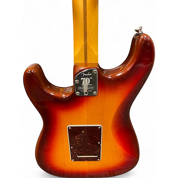 Used Fender 70TH Anniversary American Professional II Stratocaster Comet Burst Solid Body Electric Guitar